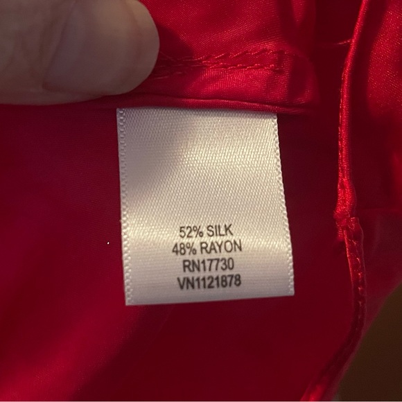 Red Isaac Mizrhahi Top L - Picture 4 of 6